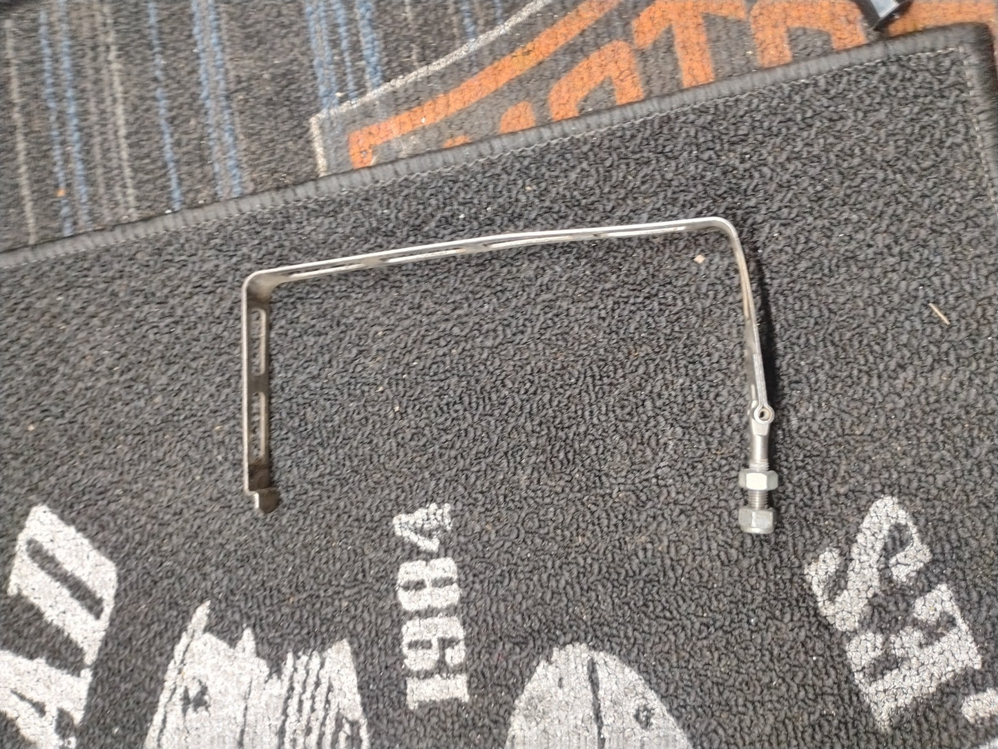 OEM Harley-Davidson Battery Hold Down Strap Bracket Chrome Steel
