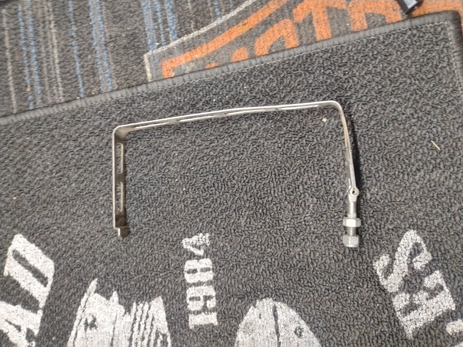 OEM Harley-Davidson Battery Hold Down Strap Bracket Chrome Steel