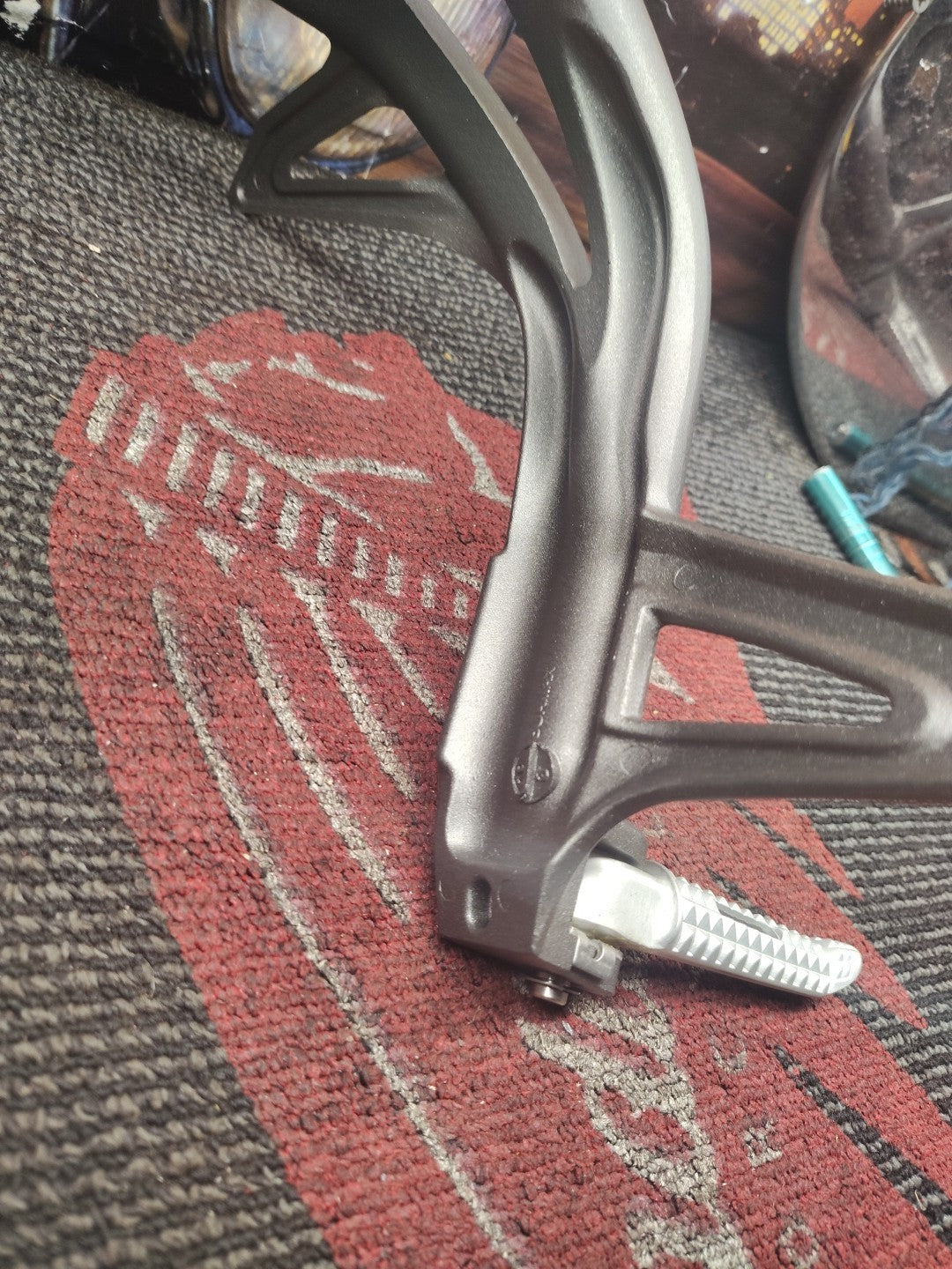 Original Right Rear Footrest Triumph Speed Triple 1050 RS 2018 2020