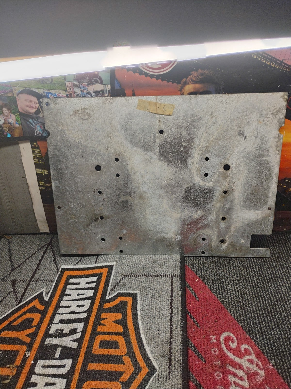 2000-2005 Harley Davidson Electra Glide LUGGAGE BOX MOUNT PLATE