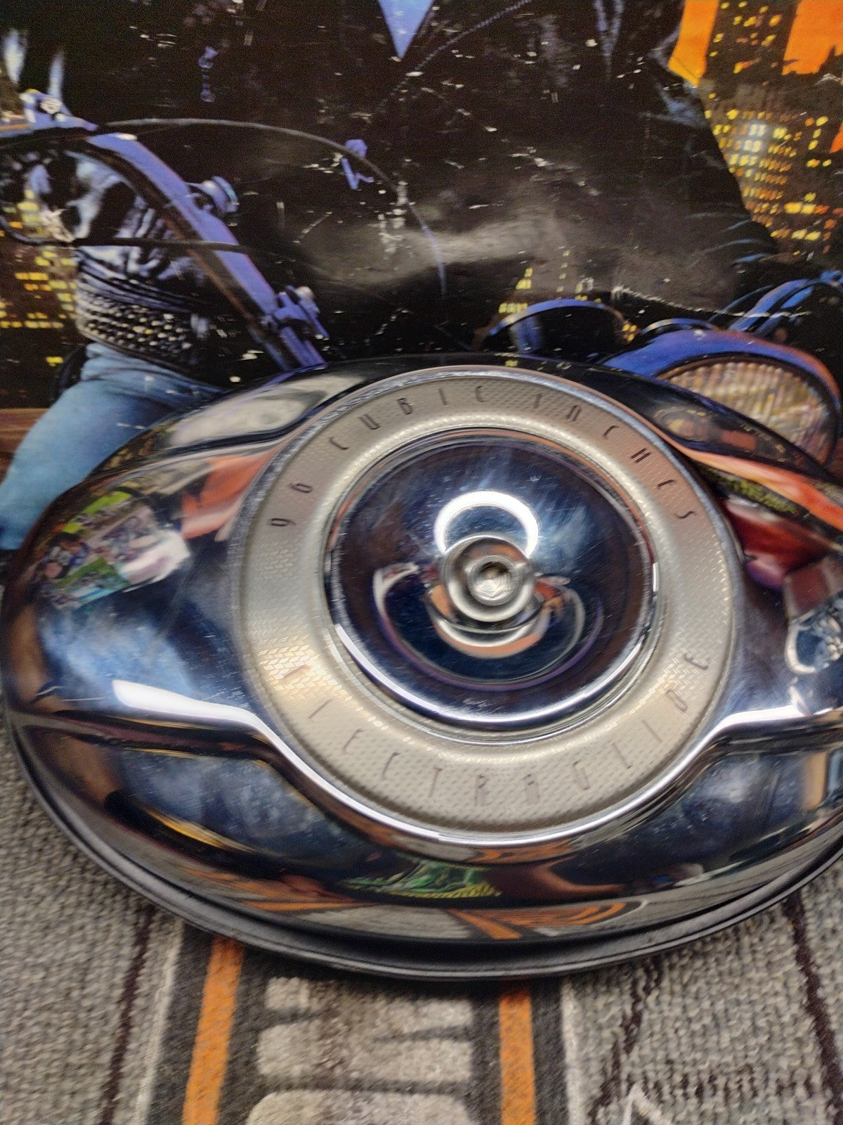 Harley 96CI 08 & Later Electra Glide Chrome Air Cleaner Assembly 29630-08