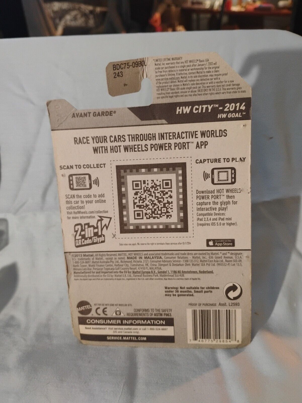 2014 Hot Wheels HW CITY Avant Garde 20/250 (Blue Version)