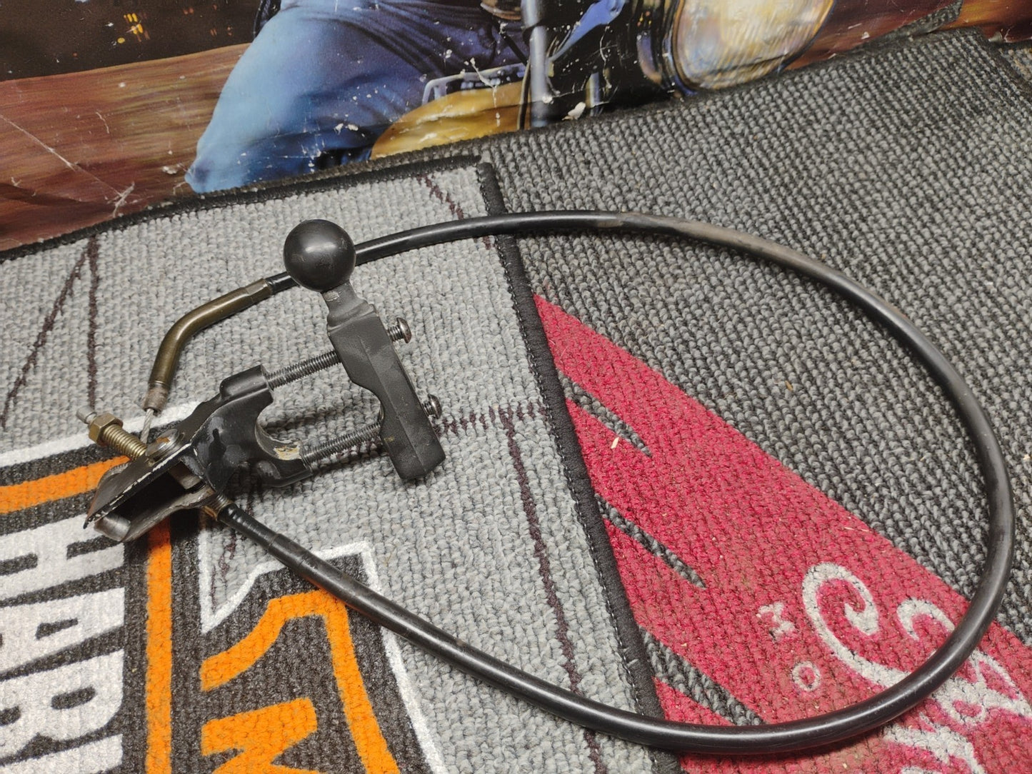 1991 91-94 Honda CBR600 F2 Clutch Perch Cable Line 