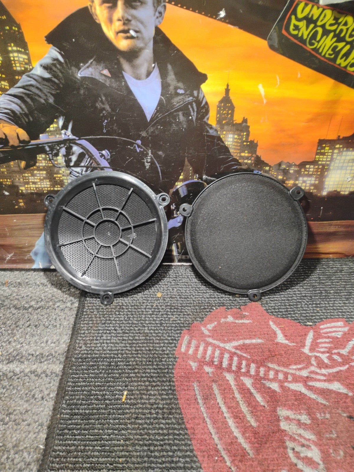 Harley Davidson 5 1/2 In Speaker Grille Covers X2