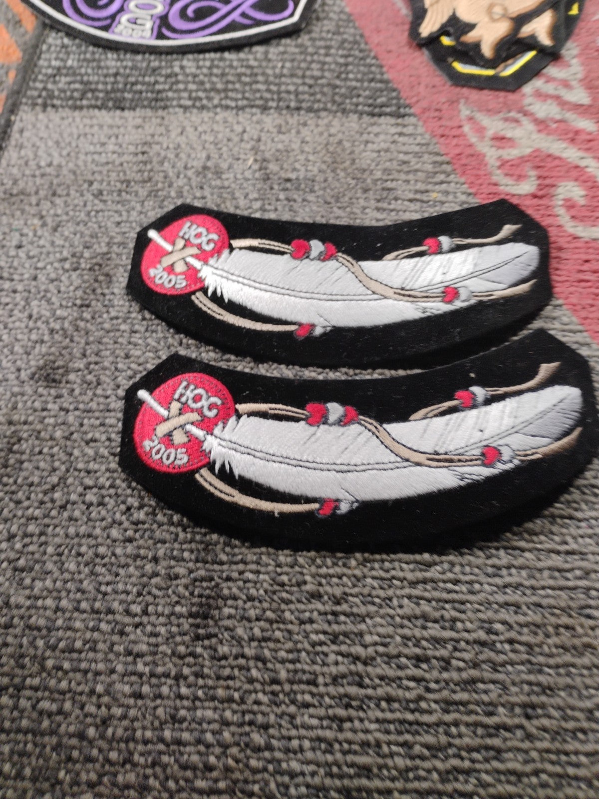 Vintage NOS 2005 HOG Harley Davidson Rocker Patch