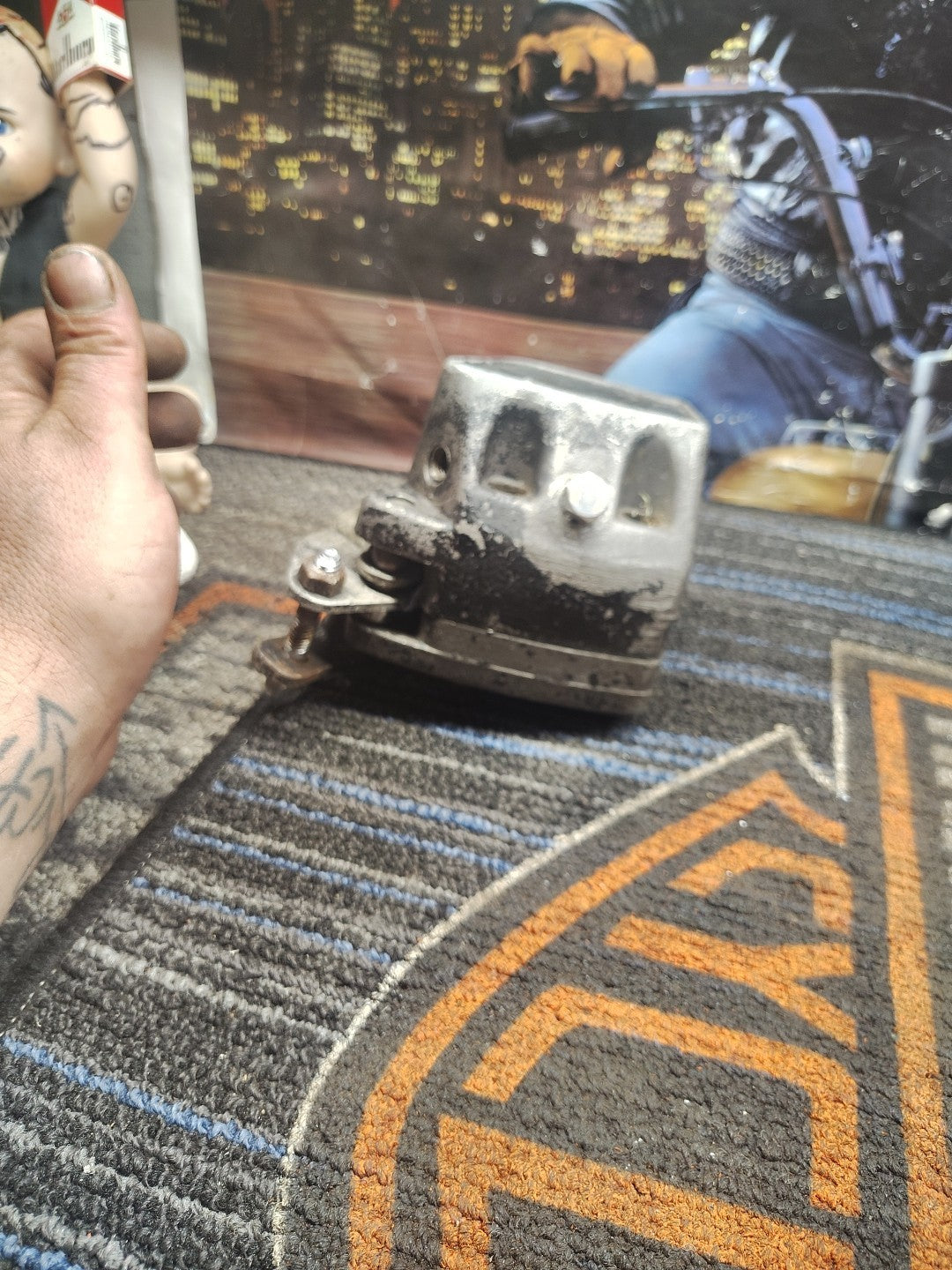 Original Harley Davidson 1974 - 1977 Front Brake Caliper & Master Cylinder (U290