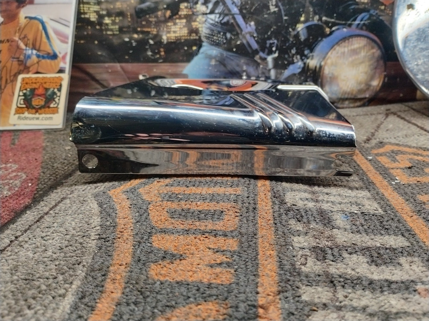 1986-2008 Harley Davidson Softail Fat Boy Front Fork Cover Chrome OEM 