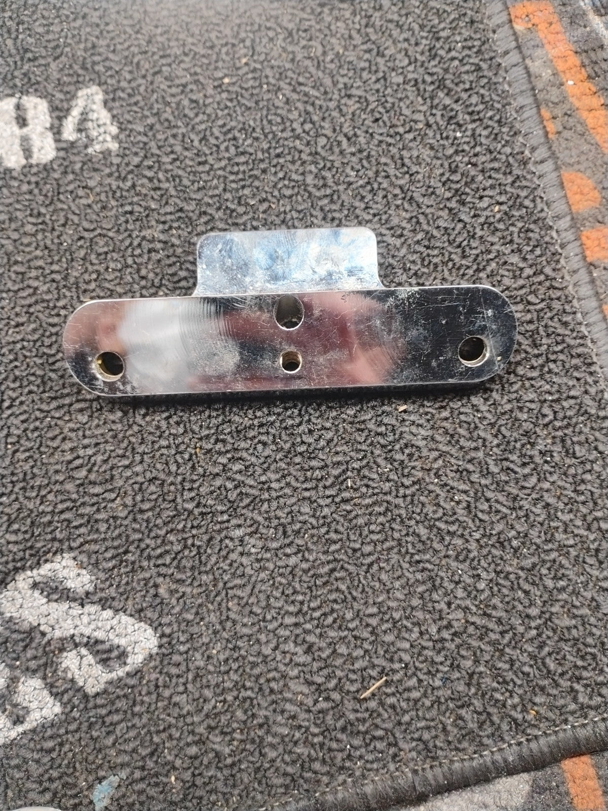 OEM Harley-Davidson License Plate Mount Bracket Chrome Steel
