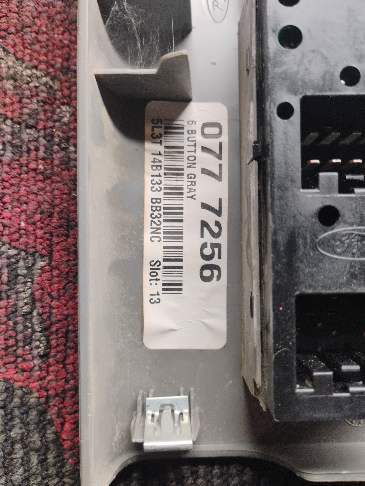04-08 Ford F-150 LH Driver Side Power Master Window Control Switch OEM Gray Grey