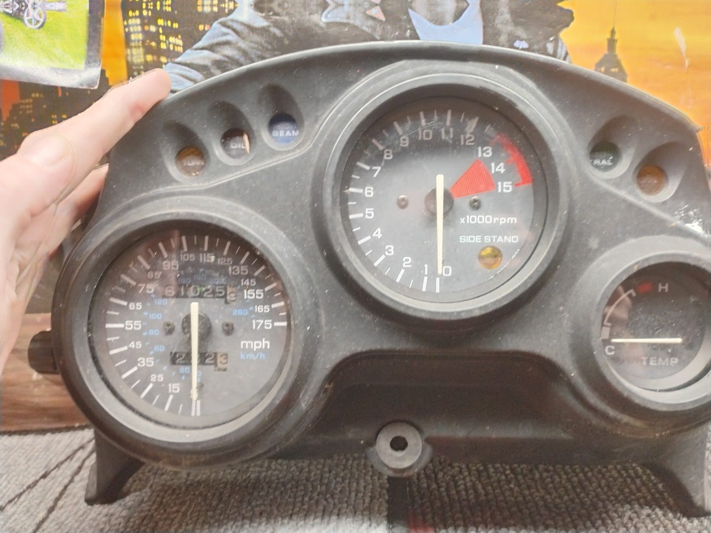 CBR600 F2 Gauges Speedo Dash