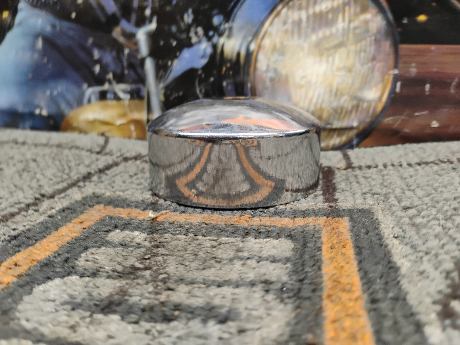 Harley OEM Shovelhead Sportster Starter Generator Chrome End Cap Cover  191C