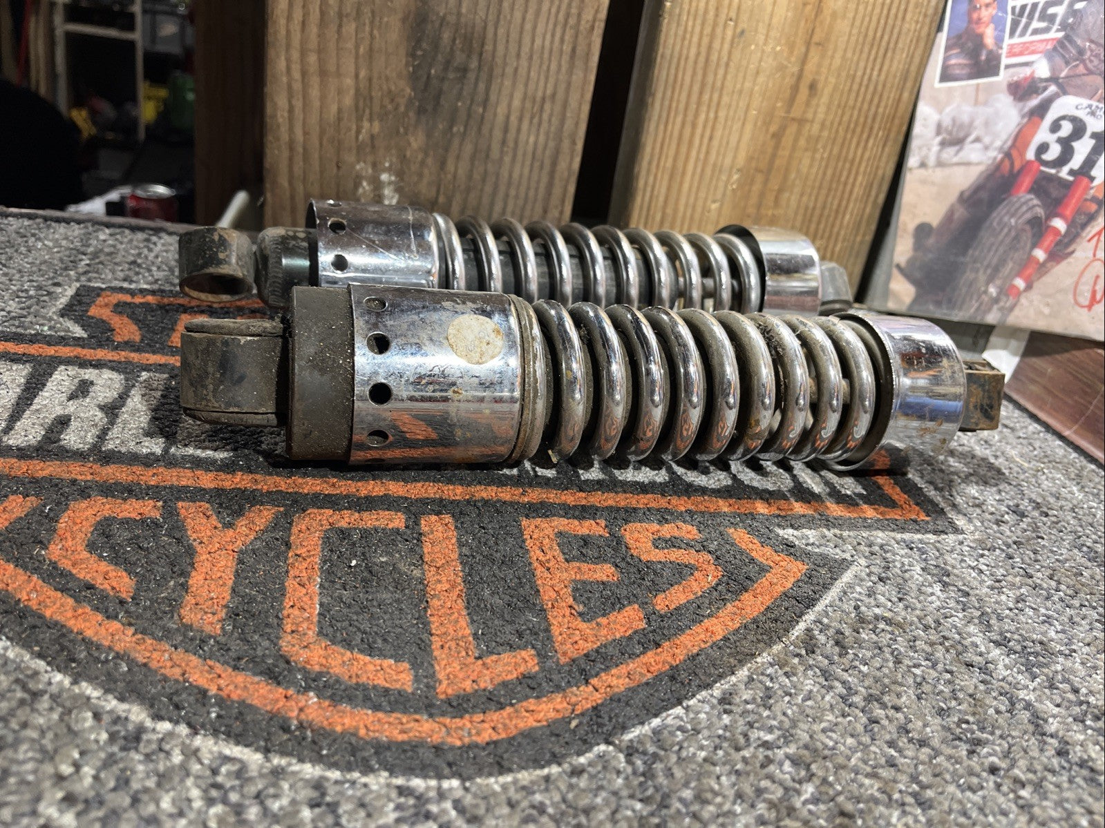 Harley Davidson Shovelhead Shocks 12"