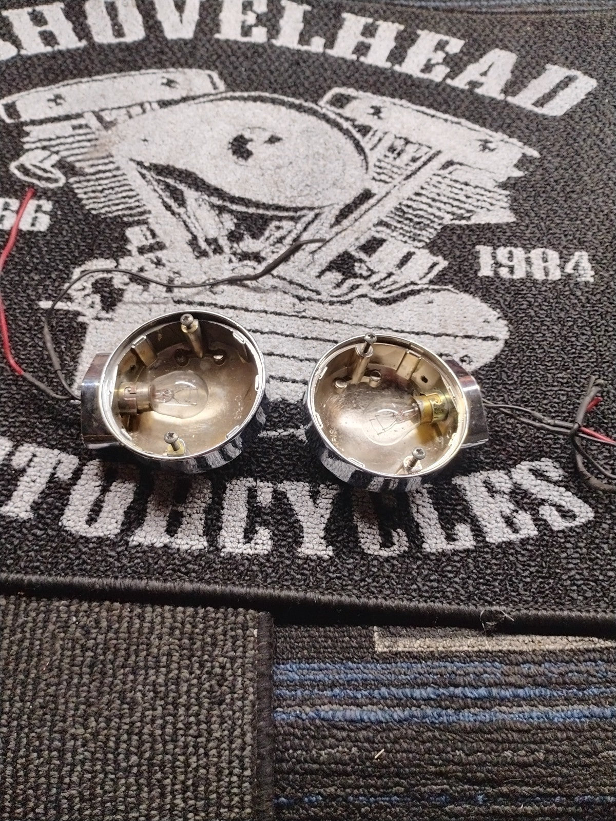 Harley Davidson Flat Turn Signals Housing