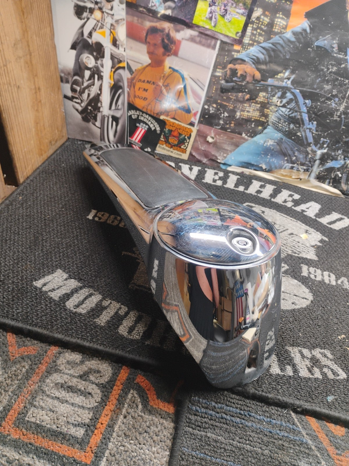OEM Harley-Davidson Chrome Gas Tank Console Dash 2008-Up 61270-08
