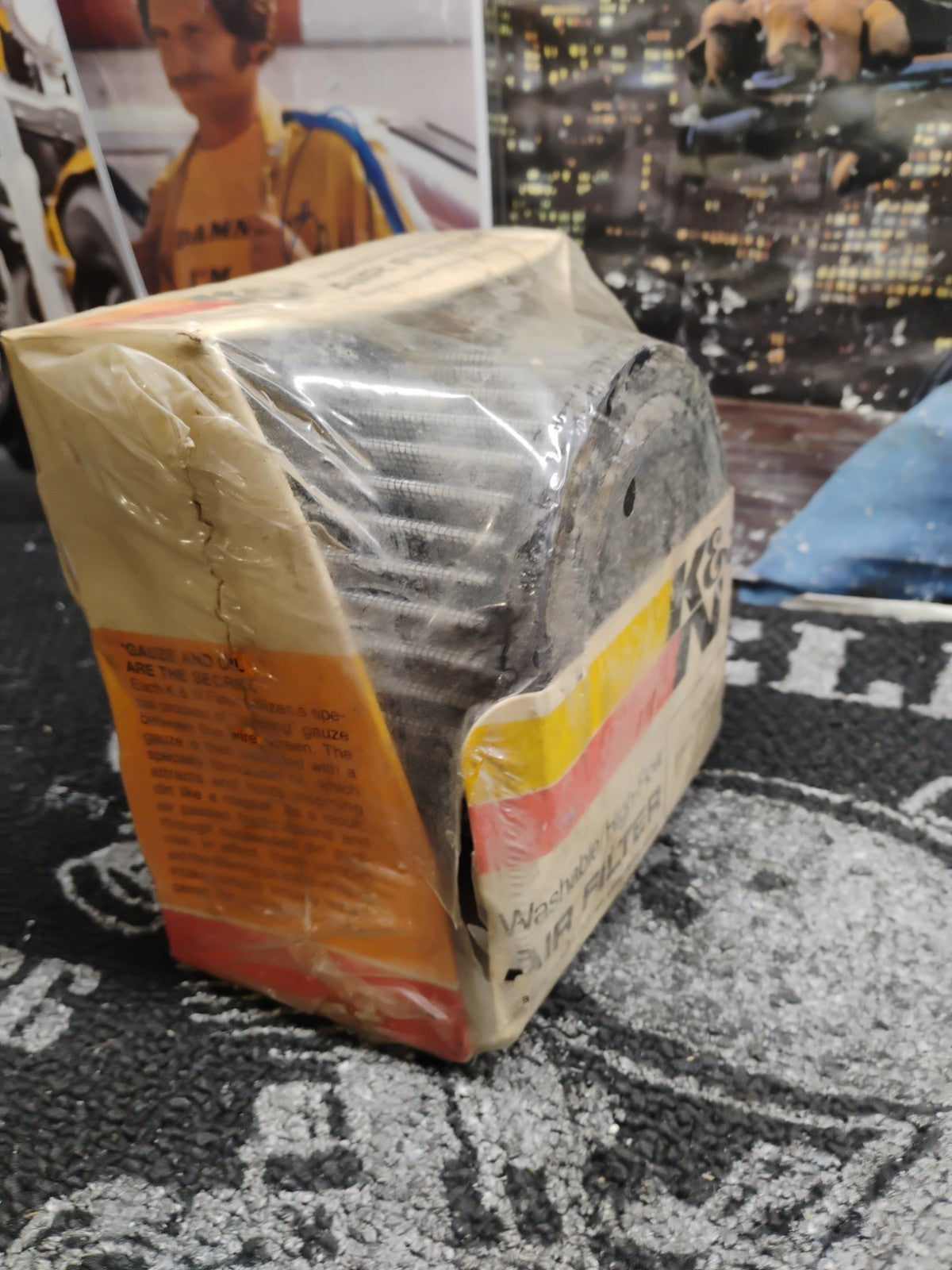 NOS Washable/High-Flow Air Filter CB650 K&N HA75/80 (1980)