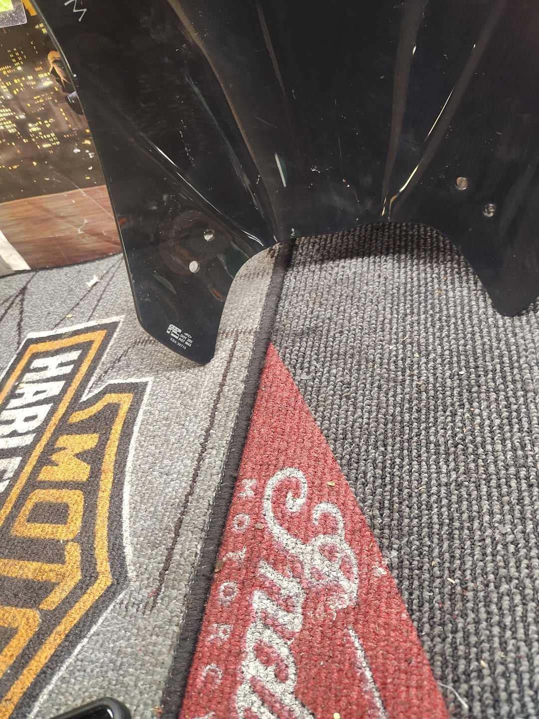 National Cycle Mohawk Flyscreen, 43mm O.D. Fork Tube N2835-002 Black 4 Harley HD