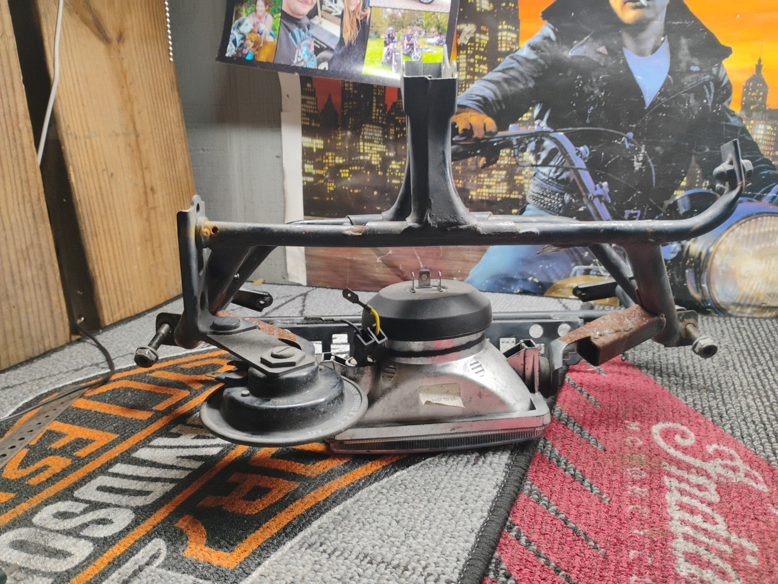 Upper fairing stay bracket F2 CBR600 With Headlight & Horn