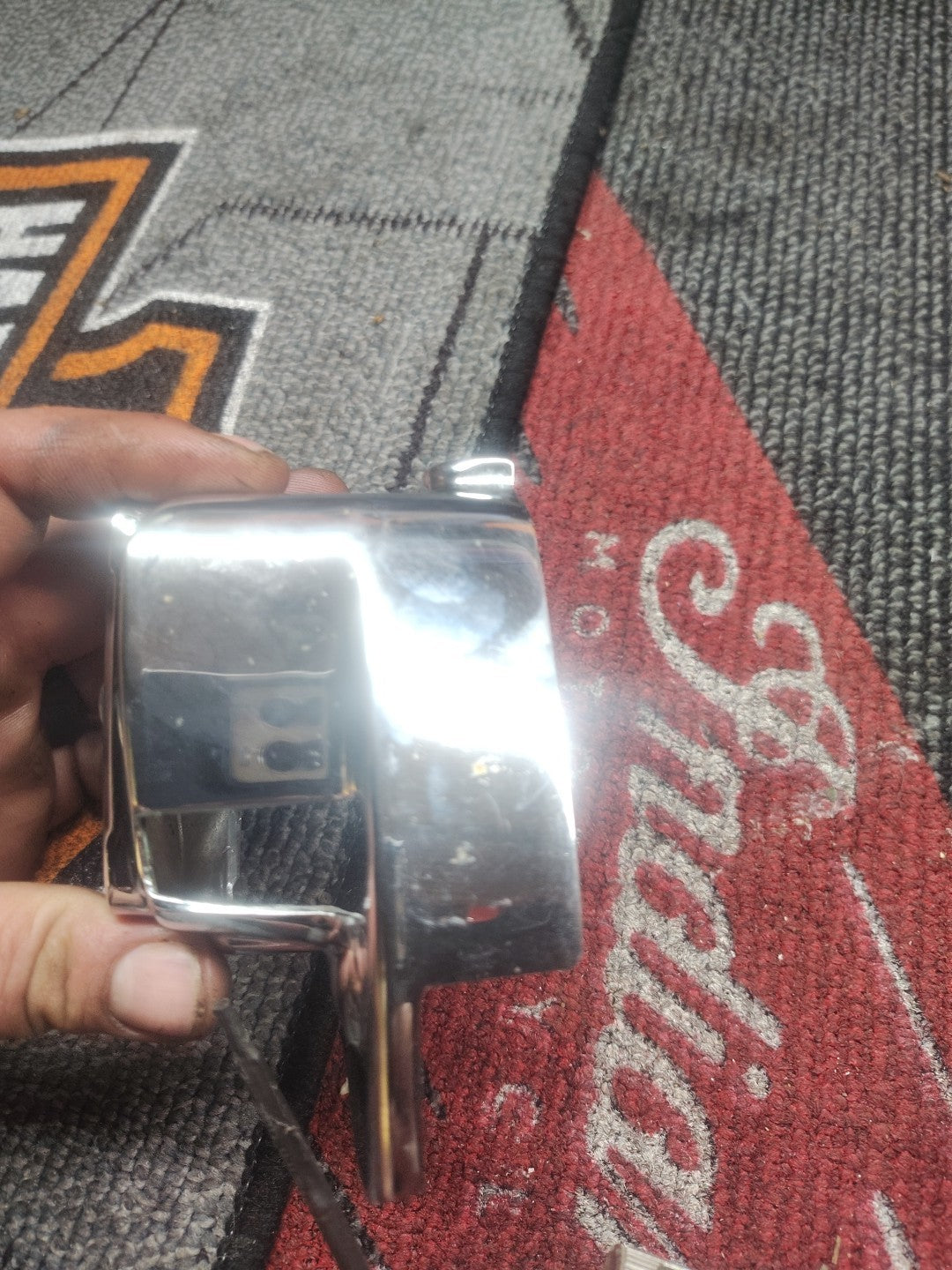 CHROME HANDLEBAR Master Cylinder COVER FOR HARLEY SINGLE DISC  OE # 46098-98