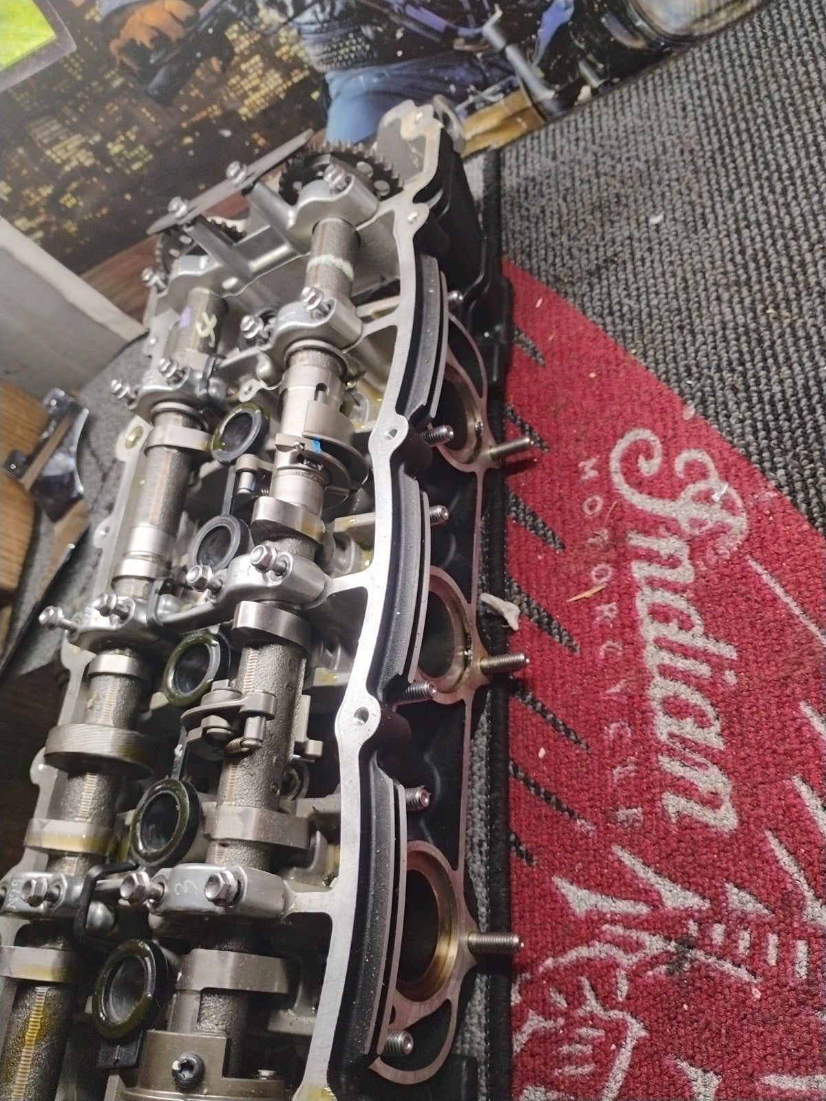 21 Triumph Rocket III 3 GT 2500 engine cylinder head ,valves ,camshaft and more