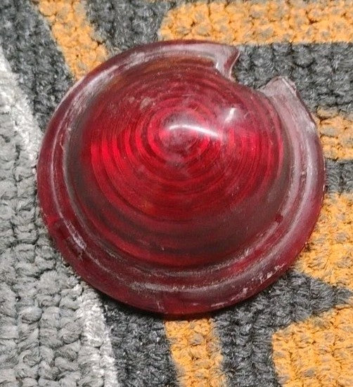 NOS Midwest Red Lens Fits Harley Davidson 86-53