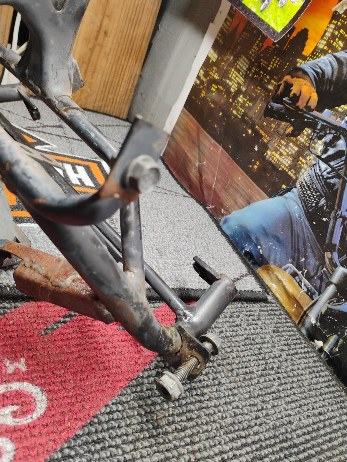 Upper fairing stay bracket F2 CBR600 With Headlight & Horn