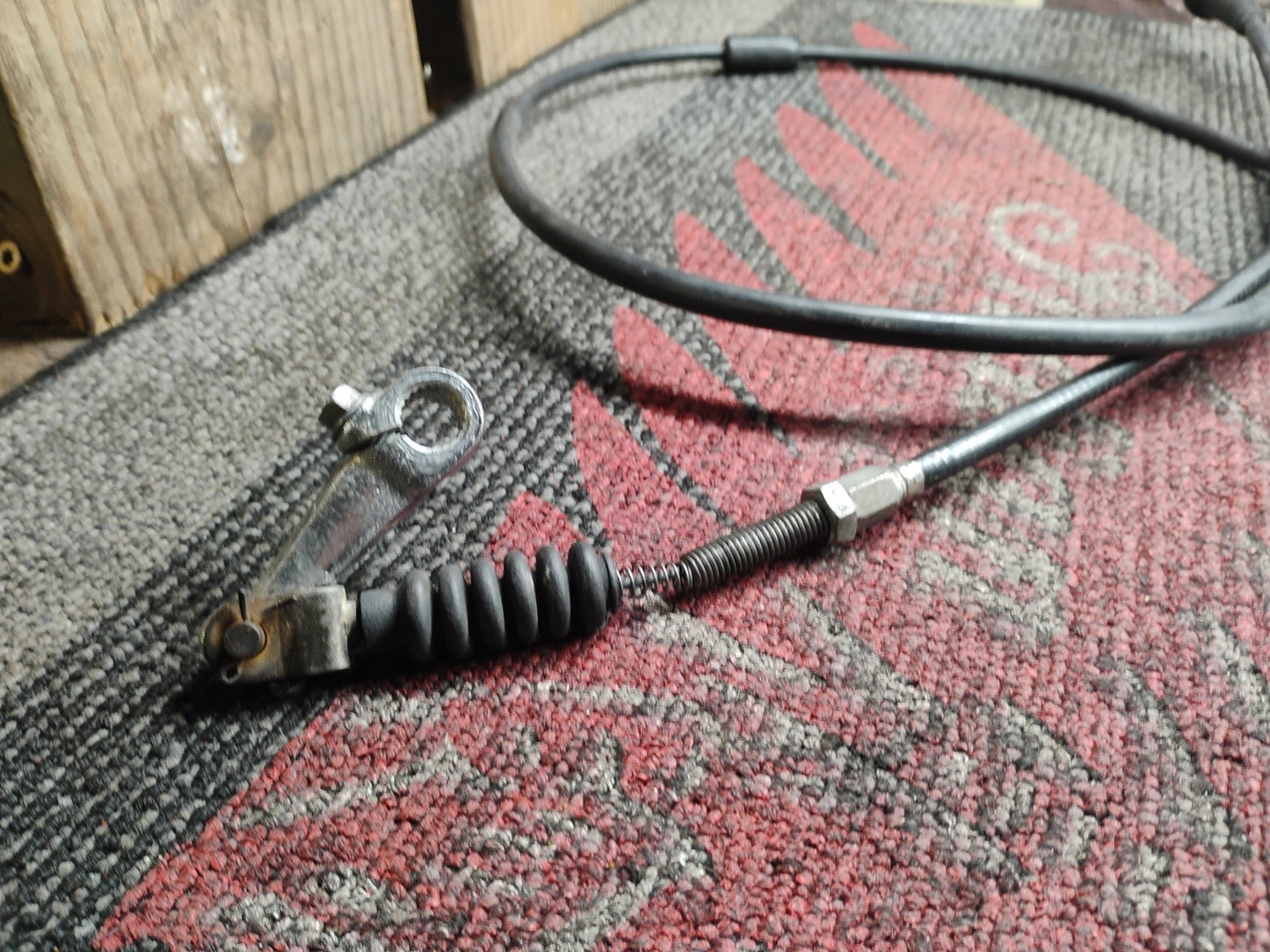 1983 Suzuki gs1100E clutch cable with arm