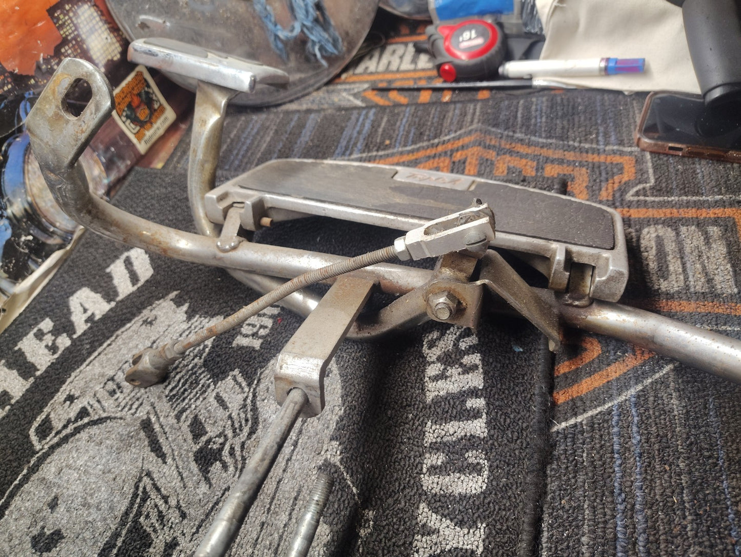 1982 Honda Goldwing GL1100 Interstate Left & Right Floorboards Foot Control Set