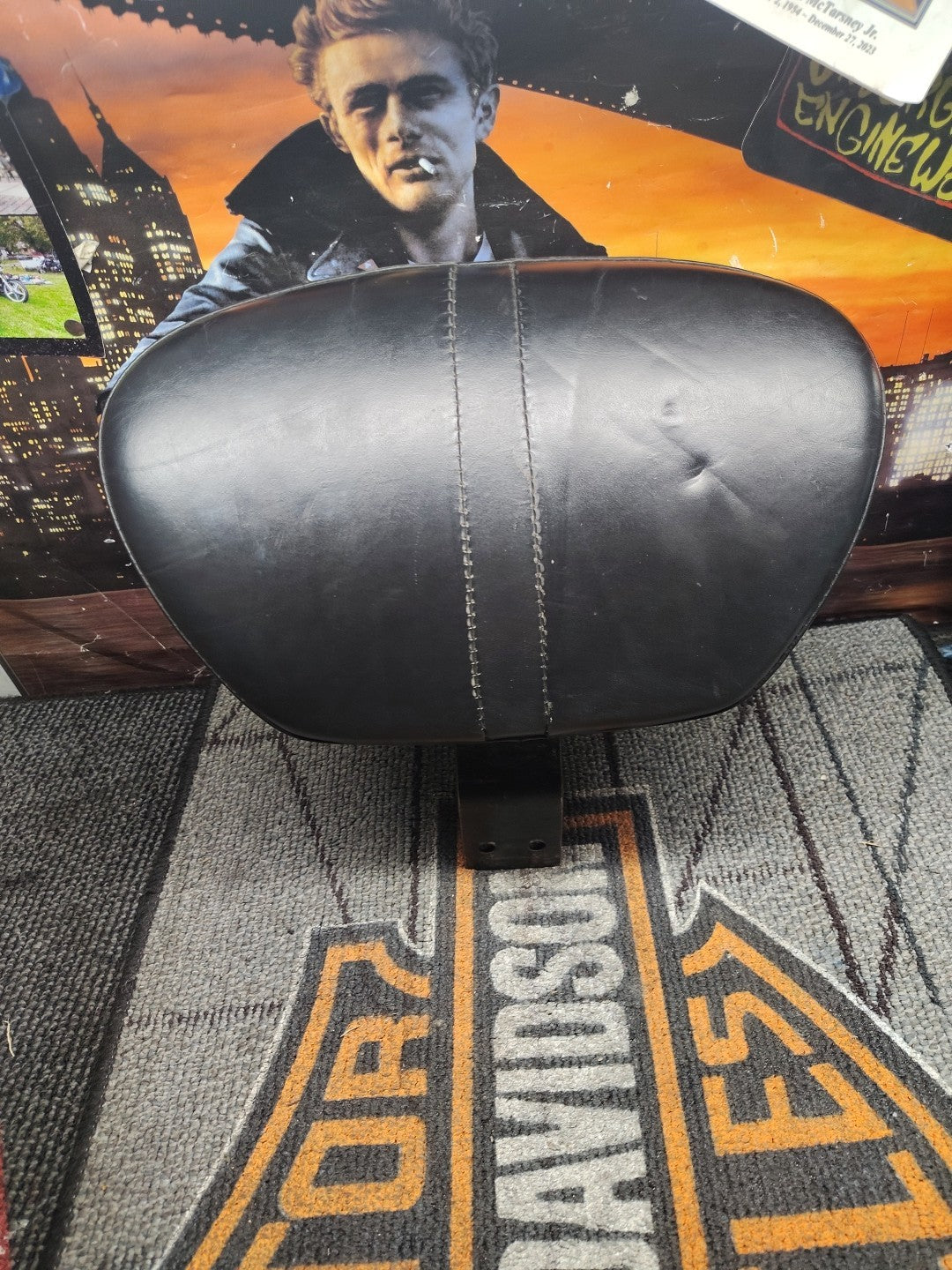 OEM Harley Davidson Driver Seat Backrest Used Condition Hight Adjustable