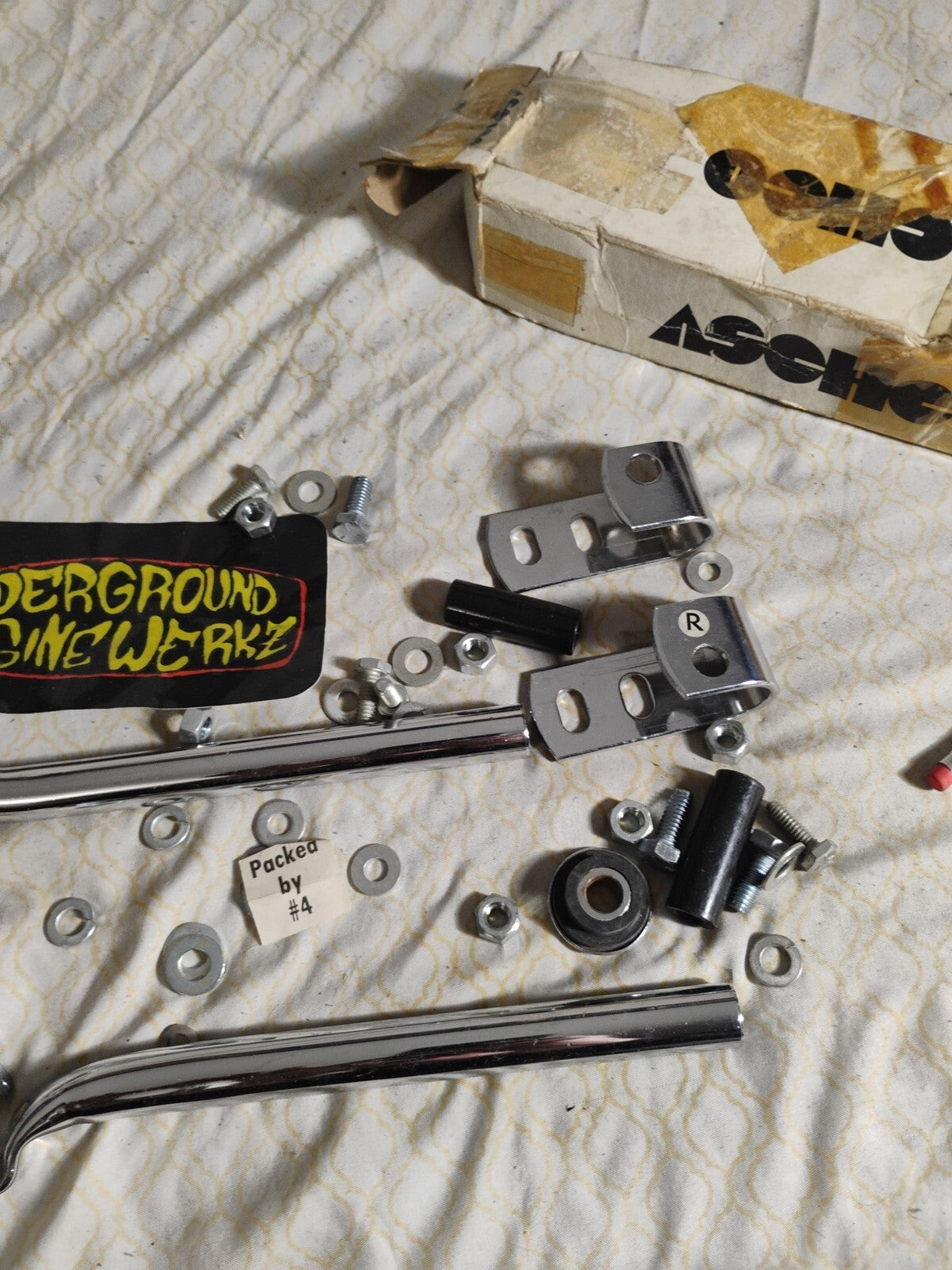 Aschco Kawasaki Kz1100d Specter Tubular Mounting Kit Kmk-87 Vintage NOS OEM