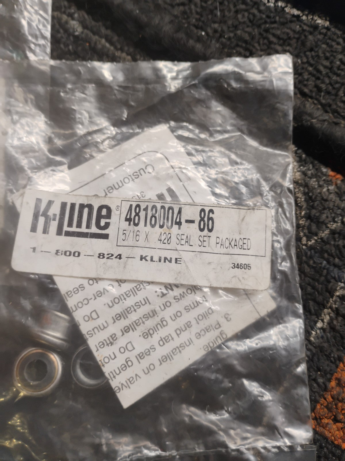 K-Line 4818004-86 Valve Guide Seal Set Harley-Davidson 5/16 .420 NOS