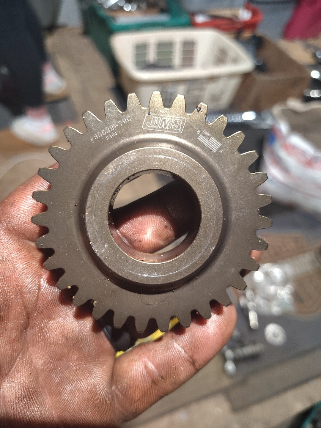 Harley-Davidson FXR 1st Gear Countershaft,  35622-79C, JIMS USA 35622-79C