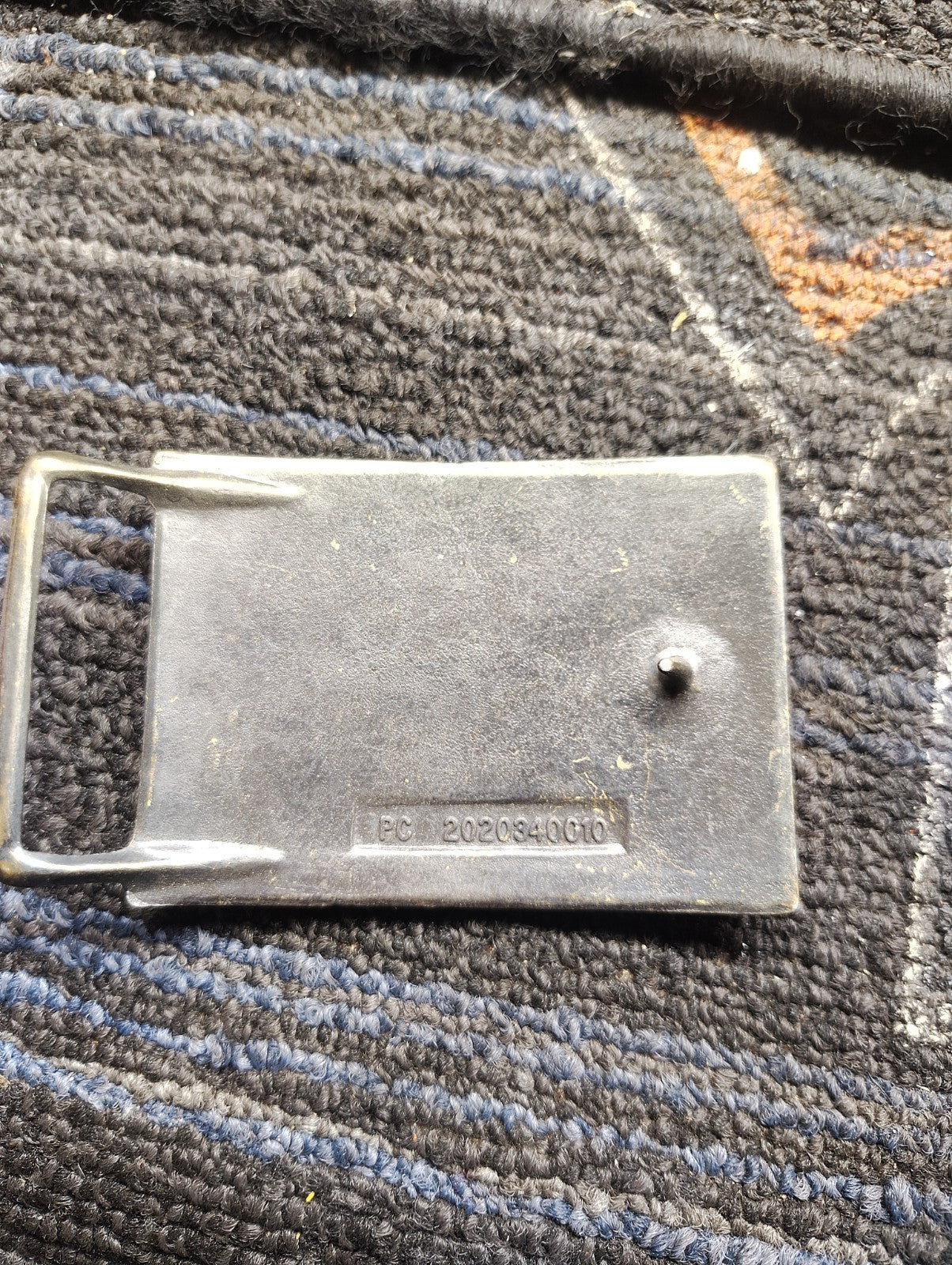 Vintage Henry Ford Detroit Automobiles Model T Belt Buckle Silver Tone