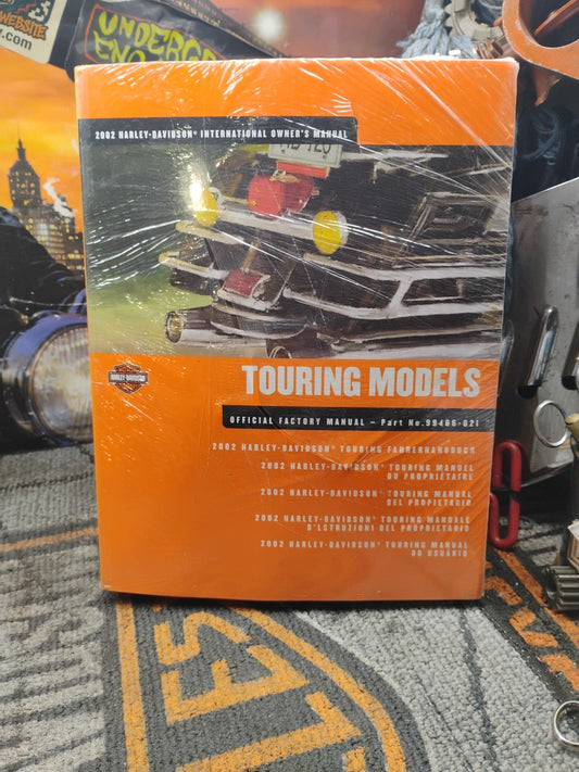 2002 Harley Davidson Road King Electra Glide Motorcycle Owner Manual User Guide