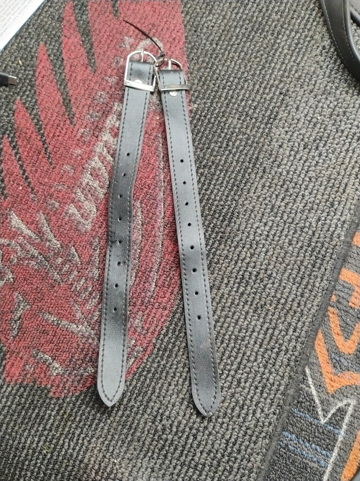 Vegan Leather Swing Arm Bag Straps