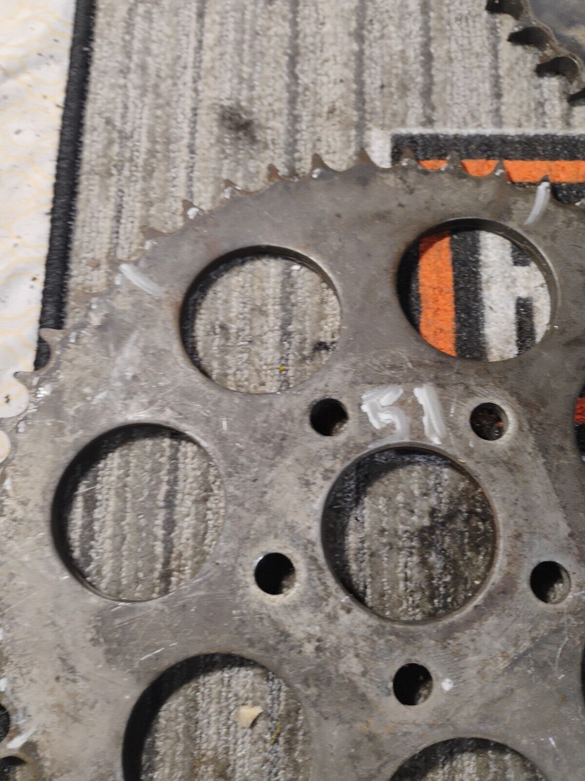 Harley Davidson Rear 51T Tooth Sprocket Dished Shovelhead