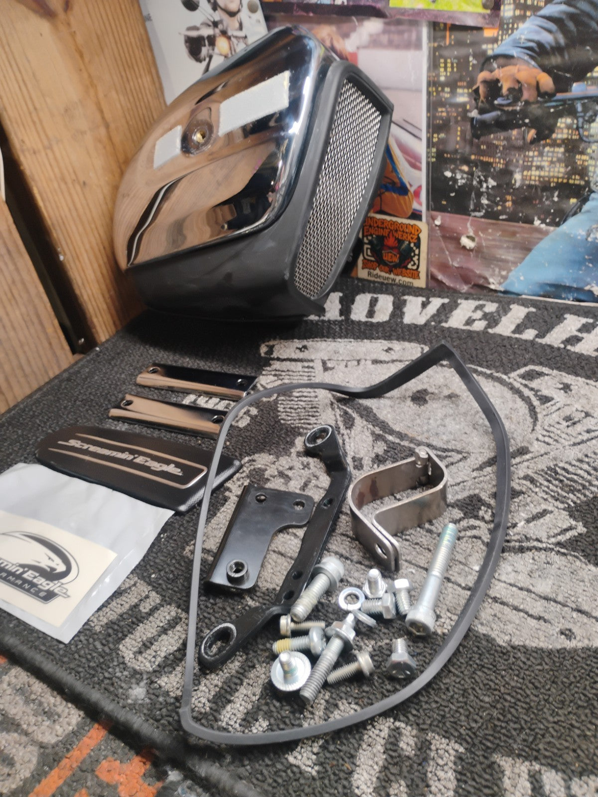 Harley-Davidson Screamin' Eagle Complete Air Cleaner Assembly Chrome Touring