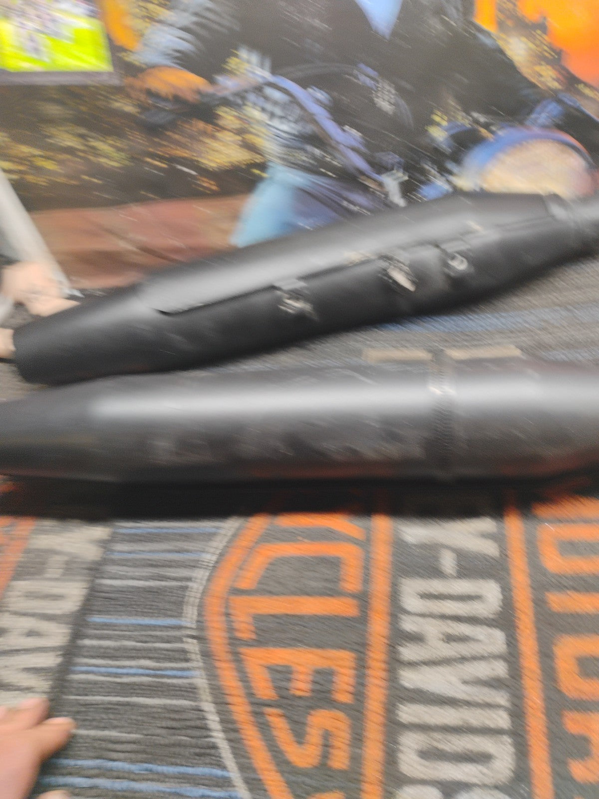 Harley Davidson Sportster Iron 883 64900422 End Silencer Slip On Muffler Black