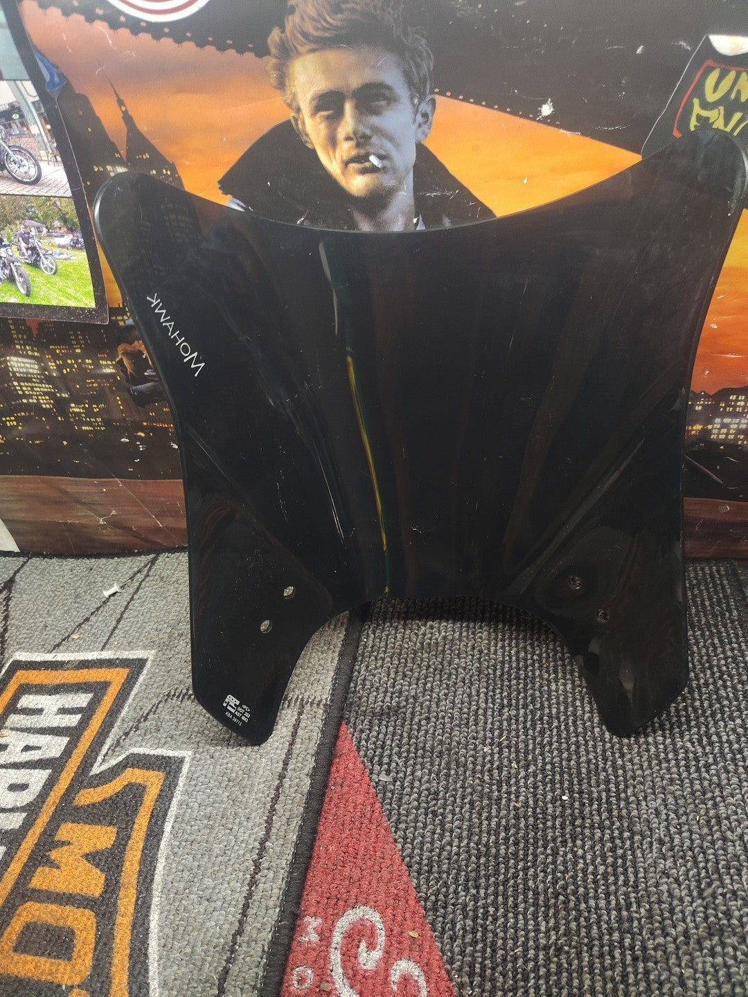 National Cycle Mohawk Flyscreen, 43mm O.D. Fork Tube N2835-002 Black 4 Harley HD