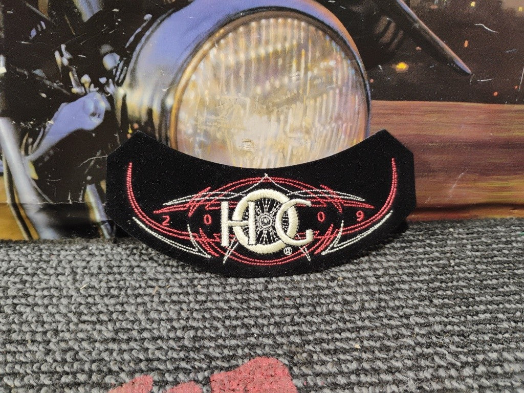 Harley-Davidson 2009 HOG Harley Owners Group PATCH Wheel Sew On Plastic Back