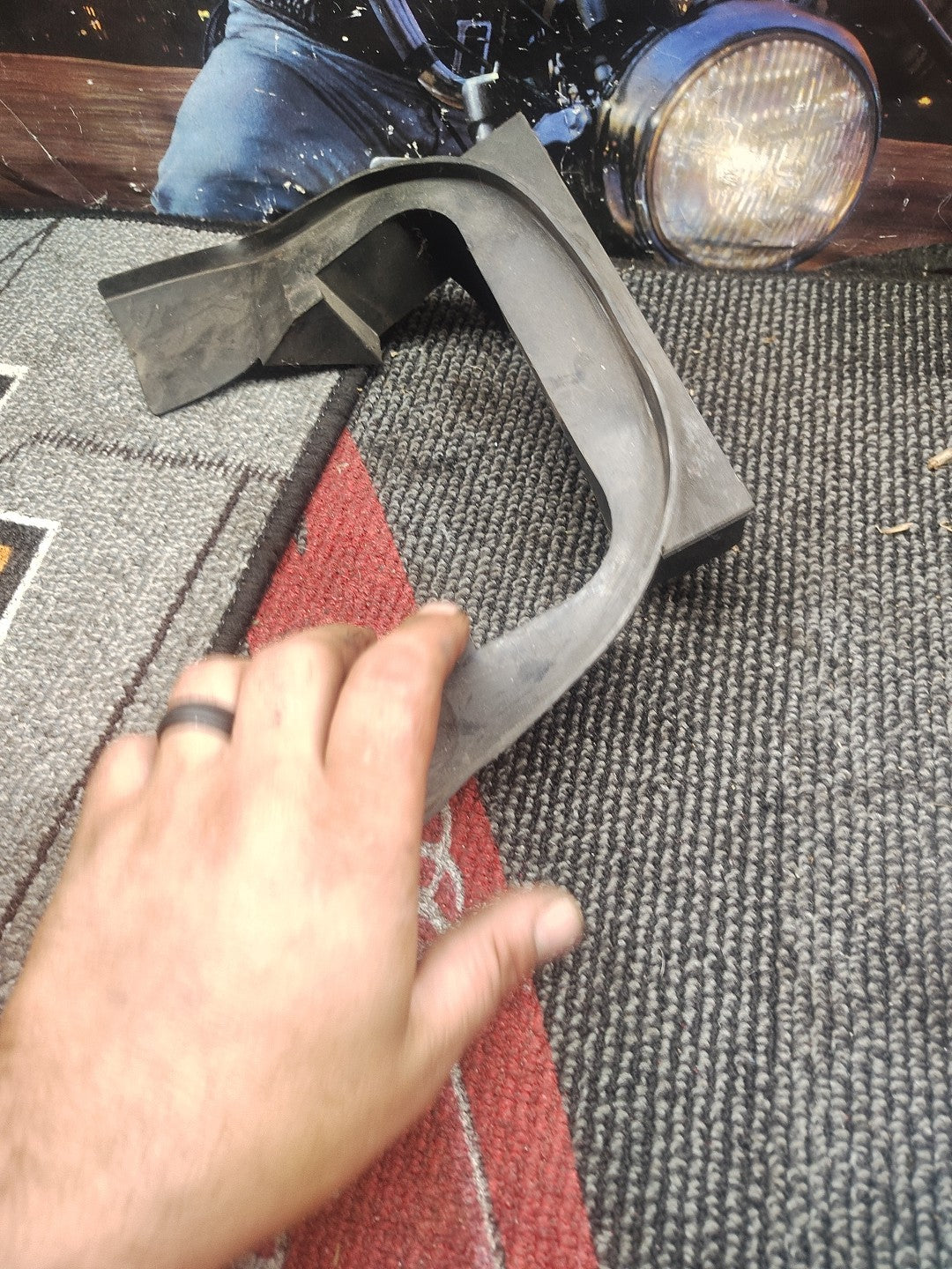 2006 Yamaha Yzf R1 Rear Back Fender Mud Guard RUBBER 5VY-2117R-00-00