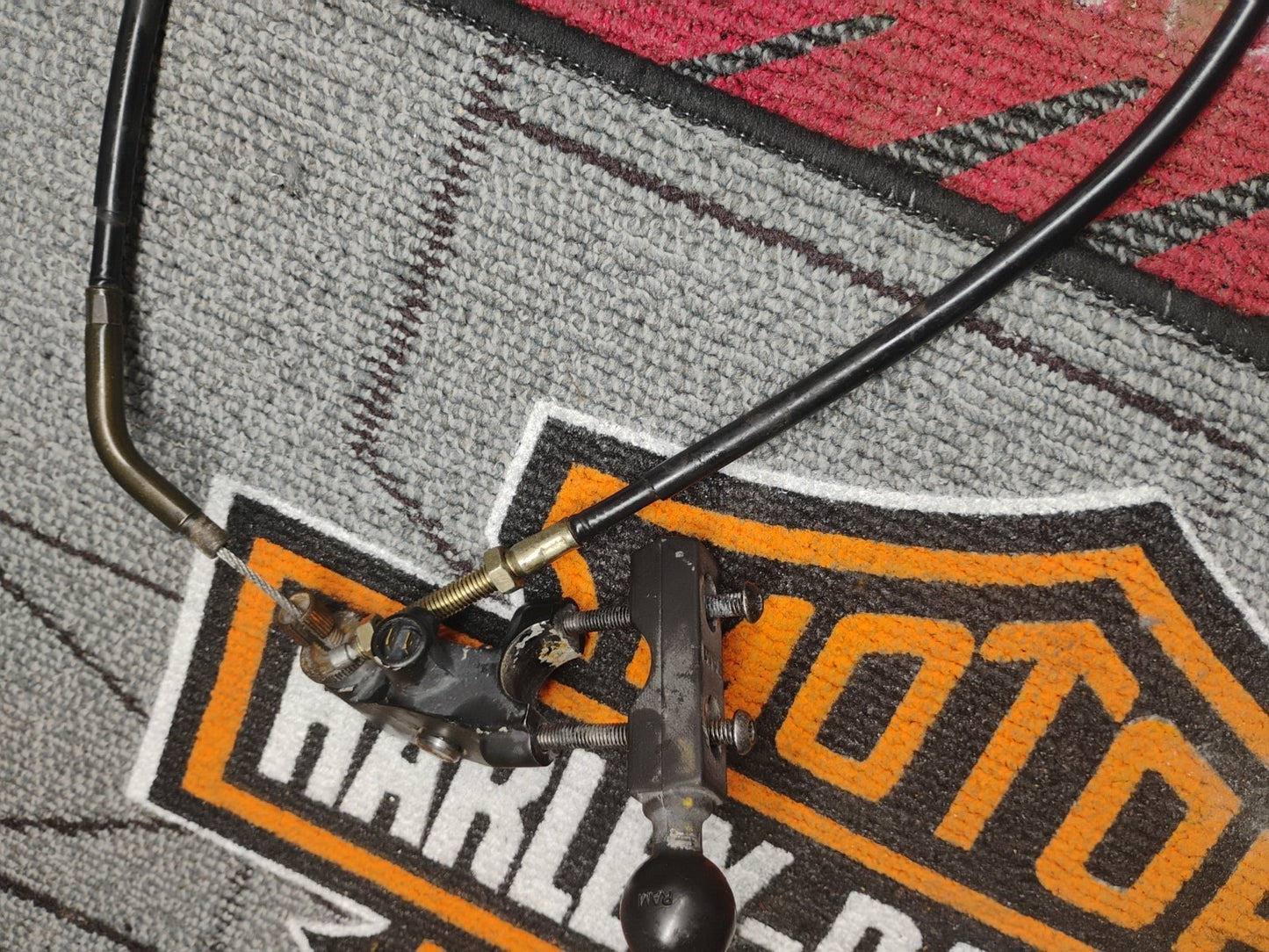 1991 91-94 Honda CBR600 F2 Clutch Perch Cable Line 