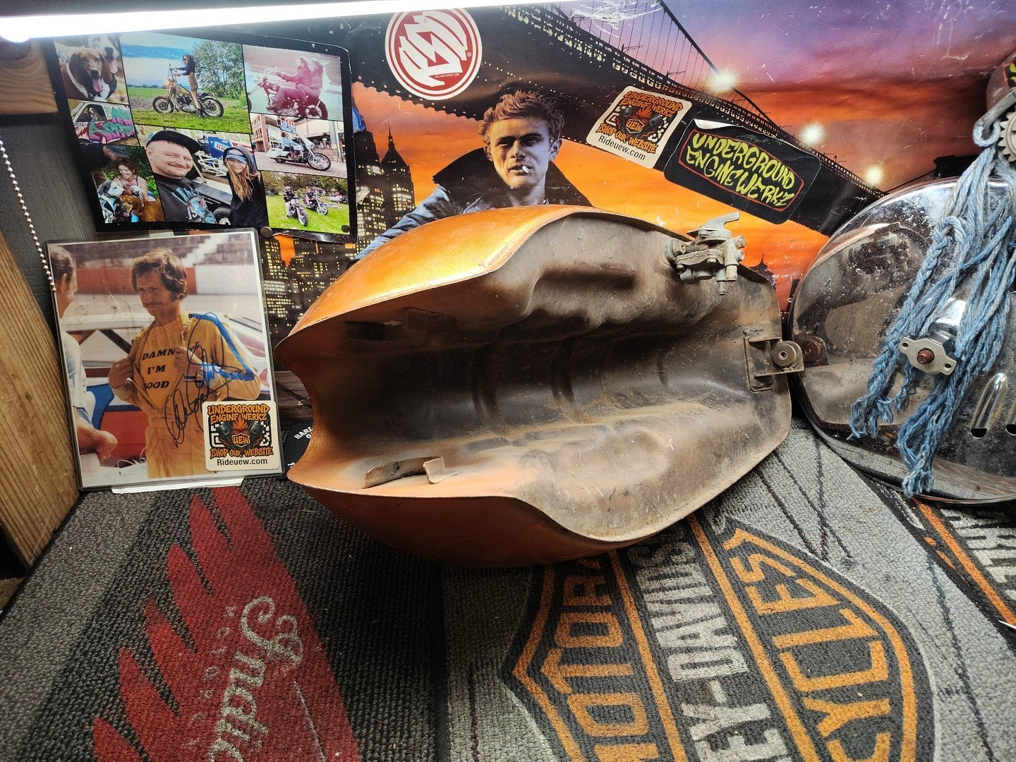 1982  KAWASAKI CSR 650 KZ 650 H2 FUEL GAS PETRO TANK OEM 51001-1057-00