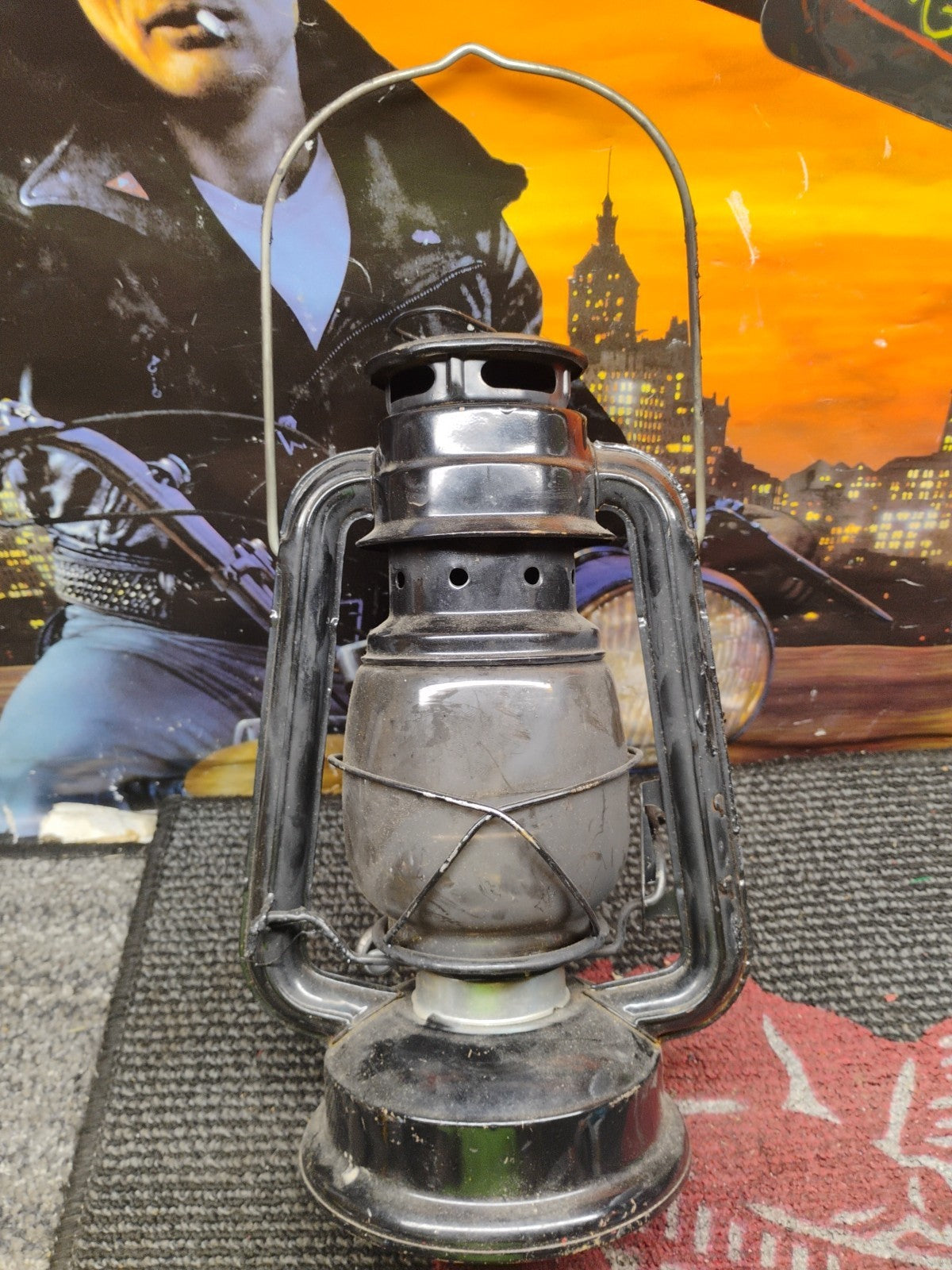 Vintage Big Wheel Brand Oil Lamp Made in China, Big Wheel Lantern, Bright