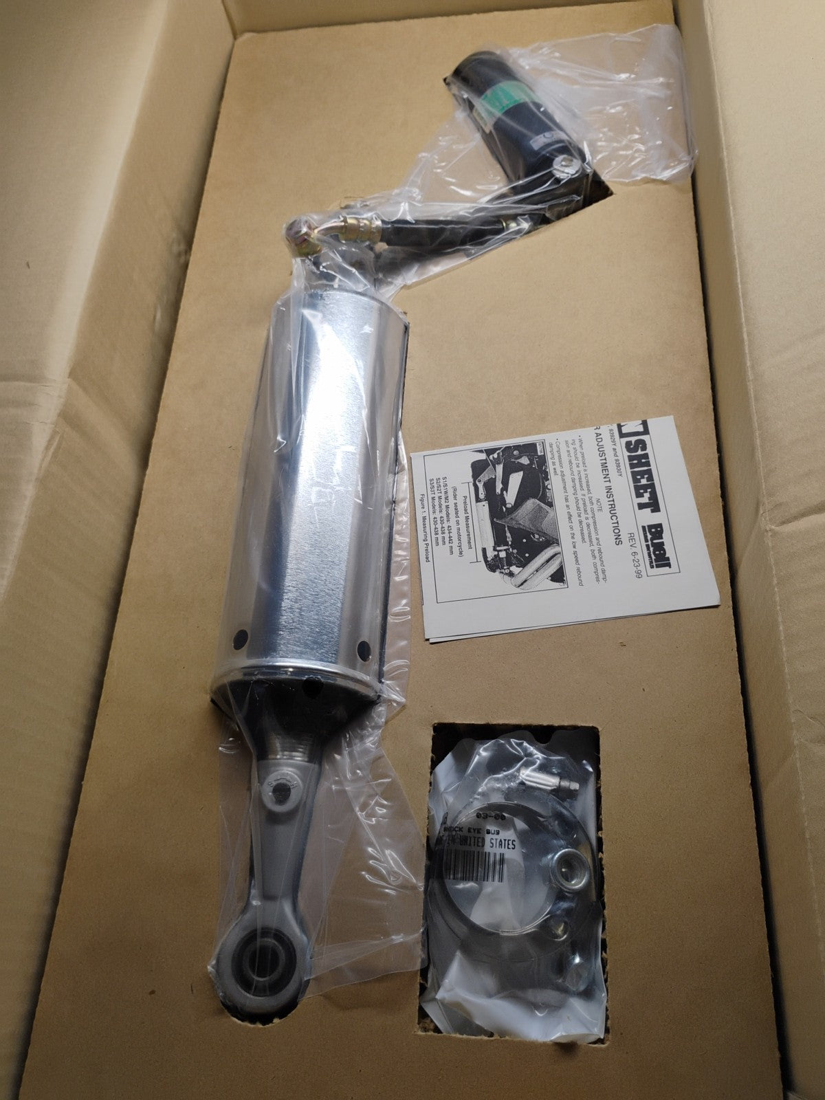 NOS Buell Rear Shock Absorber Kit 93920Y S3 S3T OEM Harley-Davidson