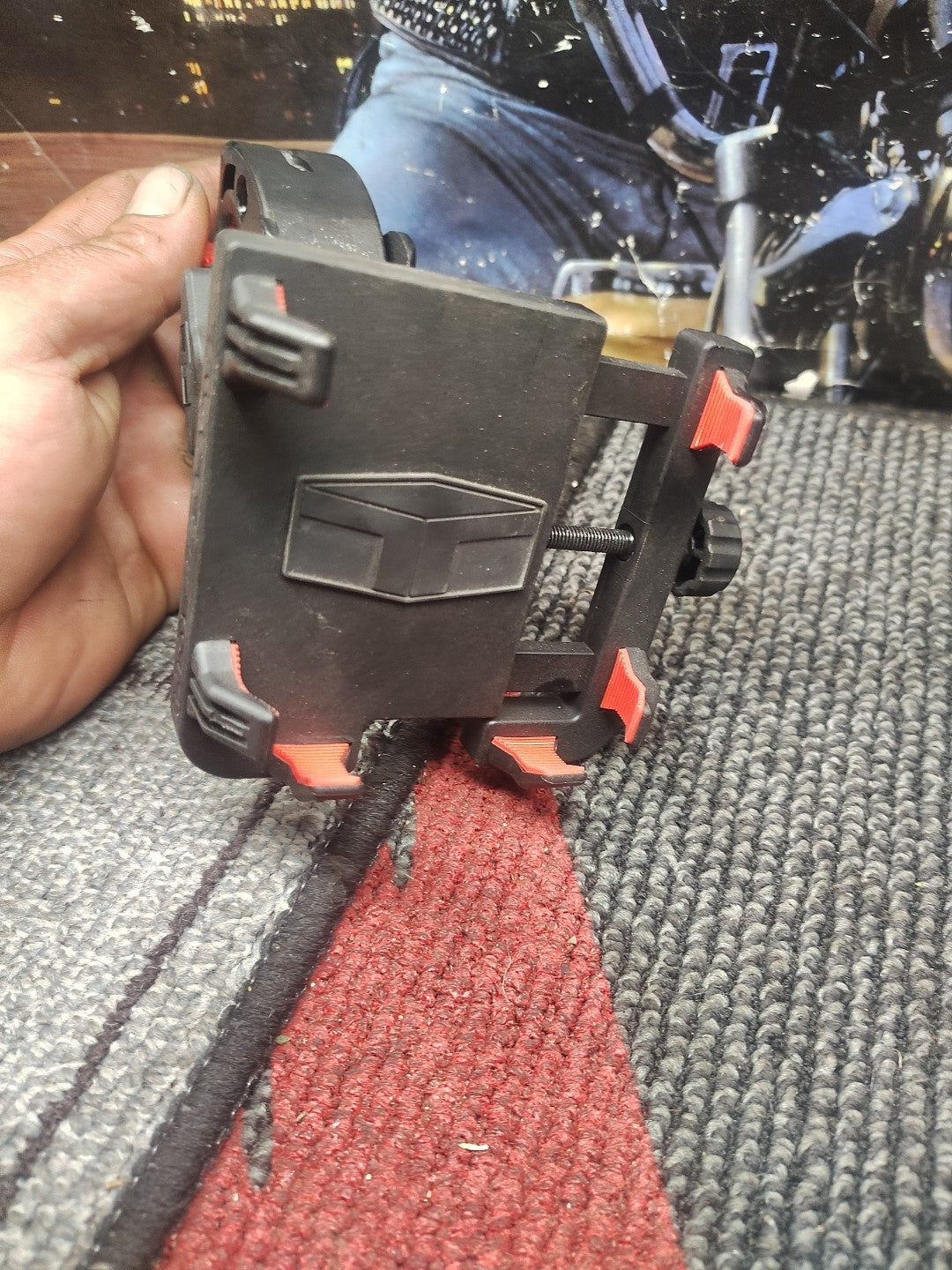 Tuff Tech Motorcycle Bike ATV Mobile Phone Holder GPS Handlebar Mount Holder