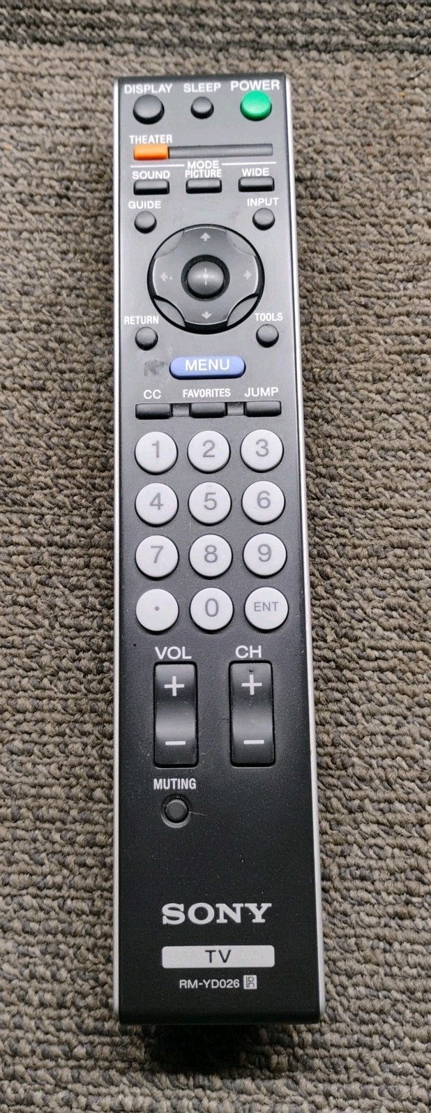 OEM Sony TV/Theater Sound Remote Control RM-YD026