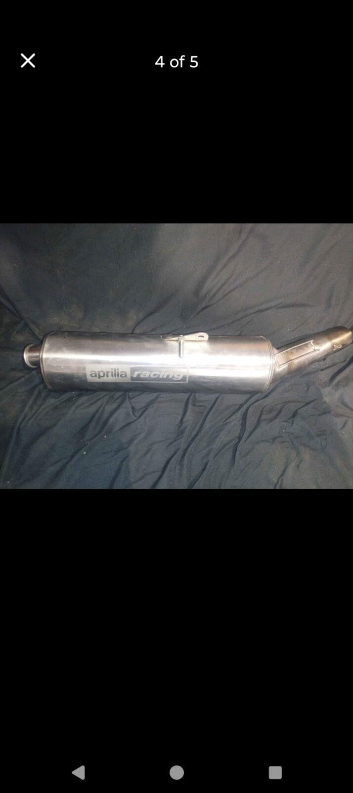 Aprilia RSV 1000 Mille 2002-03 , Tuono 1000 2002-2003 Stock Exhaust Muffler