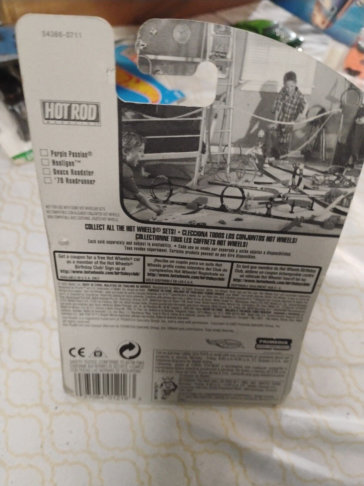 2002 Hot Wheels #108 Hot Rod Magazine Series 2/4 HOOLIGAN Green w/5 Spoke Wheels