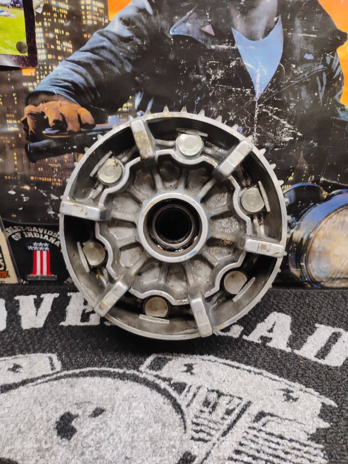 1997 Suzuki GSX‑R600 SRAD OEM Rear Hub Sprocket Carrier Wheel Drive64651-33E00