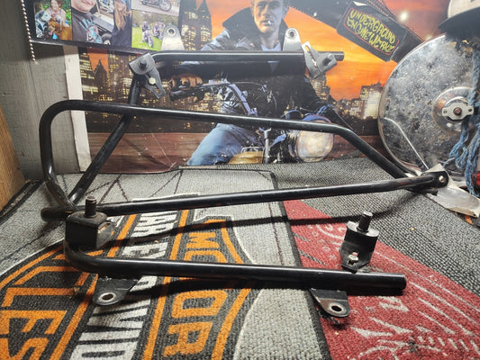 Hard Saddlebag Saddle bag Conversion Brackets Mounts For Harley Davidson Softail